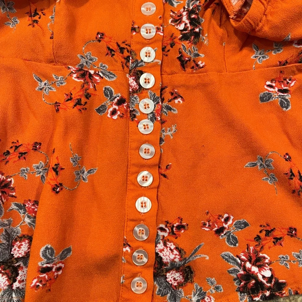 NWOT Free People Close To You Floral Crop Top